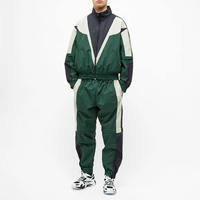 Fournisseur de vêtements de Dongguan, vente en gros, logo personnalisé, marque privée, ensemble de survêtement de sport pour homme, coupe-vent, survêtement en nylon