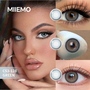 คอนแทคเลนส์สีฟ้า MIIEMO แบบนิ่ม สำหรับความงาม ขายส่ง - Product Image 3