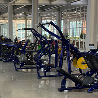 Machine d'entraînement du tronc abdominal, acier, usage commercial, pile de poids de 80 kg, équipement de musculation universel à charge par goupille