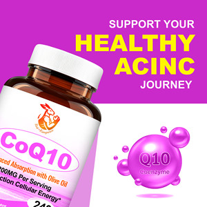 Gélules de CoQ10 en vrac – 200 mg de Coenzyme Q10 – Améliore la production d'énergie et soutient la cognition - Product Image 5