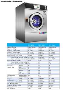 Lave-linge industriel commercial SXT-220G, capacité de 22 kg, prix compétitif, équipement de blanchisserie industriel pour vêtements - Product Image 6