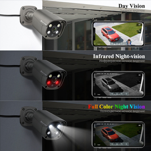 Quarkview 5MP Vollfarbige Bullet-Kamera NVR-System 5MP AI IP POE-Kamera 4-Kanal POE NVR-<span class=keywords><strong>Kit</strong></span> 8-Kanal Sicherheits-CCTV-System Kamera - Product Image 6