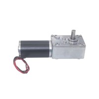 Moteur à vis sans fin DC Couple élevé 3kg.cm 12kg.cm Engrenage électrique réversible avec boîte de vitesses à arbre de sortie central 46*32MM