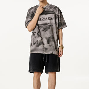 Camiseta de Manga Corta para Hombre, de Alta Calidad, 100% Algodón, Tejido Antiarrugas, Casual, Básica, Transpirable, Corte Regular, Ligera para Verano - Product Image 1