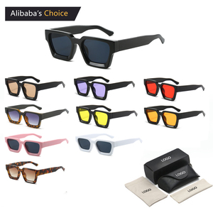 Europe et États-Unis Lunettes <span class=keywords><strong>de</strong></span> soleil à monture épaisse Tendance Lunettes à monture carrée Personnalité Lunettes <span class=keywords><strong>de</strong></span> soleil à grande monture transfrontalière - Product Image 3