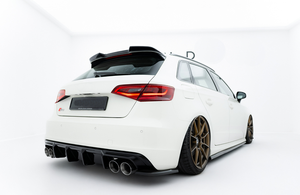 Diffuseur arrière de voiture en ABS noir brillant personnalisé en usine pour AUDI S3/A3 S-Line Sportback 8V pré-lifting 2013-2016 - Product Image 6