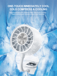 Ventilateur portable magnétique One Touch à refroidissement rapide en céramique, grand débit d'air, multi-formes pour extérieur, bureau et table - Product Image 5