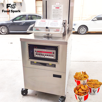 Friteuse à pression électrique grande capacité KFC 55L, friteuse à poulet Henny Penny Velocity 220v pour restaurants et hôtels de restauration rapide commerciale