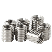 Inserts de réparation de filetage métallique en acier inoxydable M2 M2.5 M3 M4 M5 M6 M8 M10 M12, écrous réducteurs, vis autoforeuses fendues