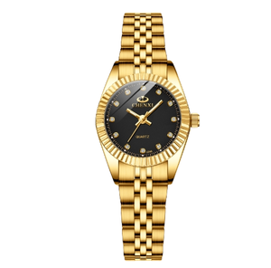 Fabricante chino personalizado mejor pareja barata relojes <span class=keywords><strong>de</strong></span> cuarzo dorado con logotipo para los amantes - Product Image 2