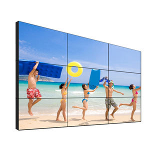 Mur vidéo LCD de 55 pouces avec rétroéclairage, cadre fin de 1,8 mm et 3,5 mm, pour hôtel, signalisation numérique commerciale - Product Image 2