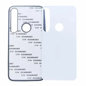 Flexible TPU Edge Sublimation 2D Hartplastik Back Phone Case mit Aluminium für MOTO G8 Plus
