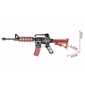 Profesional Xinyue CE certificado EE. UU. Mercados pequeño lote precio de fábrica para educativo DIY asalto Rifle juguete de madera - Product Image 3