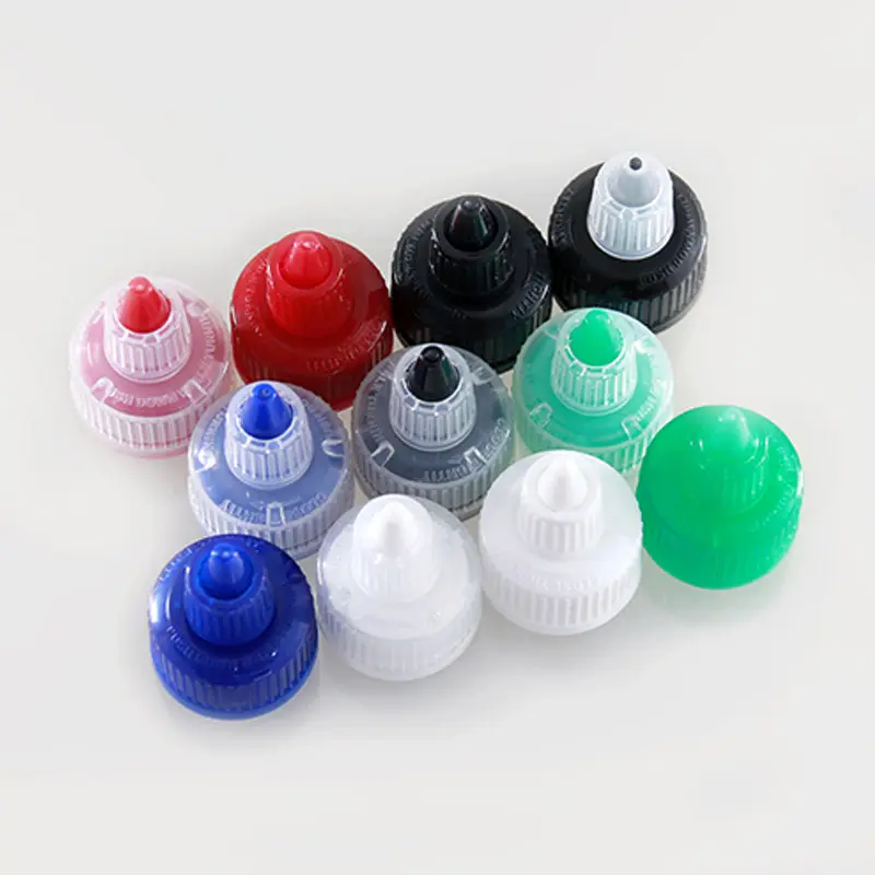 Twist screw cap for 100ml plastic PET PE dropper bottle for ink glue