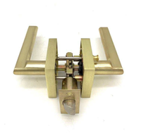 Harga Gagang Pintu MAXAL Leverset Model Amerika, Gagang Pintu Tubular, Kunci Tuas Pintu Warna Emas, Set Kunci Tuas Pintu