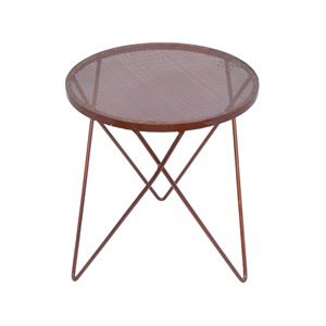 Round Metal <b>Copper</b> Coffee Tea <b>Table</b> Unique Modern Design Living room side <b>table</b> for home hotel restaurant usage - Product Image 3