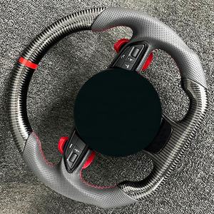 อุปกรณ์ตกแต่งรถยนต์ <span class=keywords><strong>พวงมาลัย</strong></span>คาร์บอน <span class=keywords><strong>พวงมาลัย</strong></span>โลจิเทค ตัวล็อคพวงมาลัยรถยนต์ สำหรับออดี้ เอ7 - Product Image 6