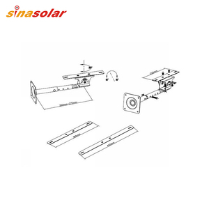 Chine Offre Spéciale En Métal HDG UNIVERSEL Réglable Mur Sol <span class=keywords><strong>Support</strong></span> de Montage Sur <span class=keywords><strong>Poteau</strong></span> De <span class=keywords><strong>Panneau</strong></span> <span class=keywords><strong>Solaire</strong></span> - Product Image 6
