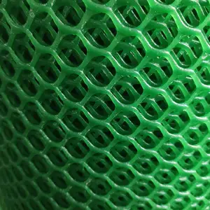 Rotolo di rete a maglie piatte in plastica estrusa/rete in plastica HDPE/rete da giardino in plastica