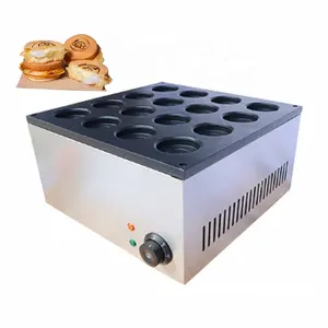 Durable 16 Holes Commercial Electric Red Bean Cake Making Machine Wheel Bread Maker Baker Oven