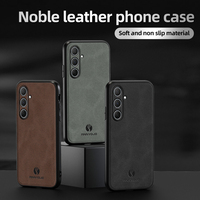 Funda Protectora para Samsung A56 Galaxy A06 A16 A26 A36 A07 A17, Carcasa Trasera de Piel Sintética de Oveja, Resistente a Impactos