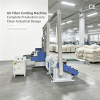 Équipement de traitement des fibres entièrement automatique et efficace pour l'ouverture et le cardage