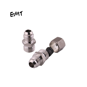JIC maschio filo metrico tipo morso tubo raccordi 24 <span class=keywords><strong>gradi</strong></span> <span class=keywords><strong>Ss</strong></span> 304/316 connettore a compressione diritta - Product Image 2