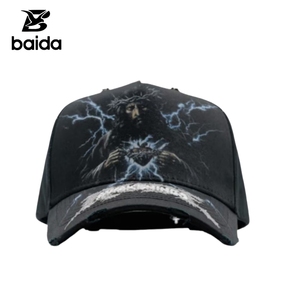 Gorras de Béisbol Deportivas de Alta Calidad con Logotipo Bordado en 3D, Estilo Desgastado, Modelo Original de 5 Paneles - Product Image 6