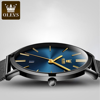 Montre à quartz en acier de luxe unique, personnalisée OEM, avec logo 5869, étanche, de qualité supérieure, pour hommes, bracelet simple, personnalisable