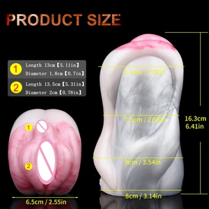YOCY Masturbateur Masculin, Jouet Vaginal, Vagin Artificiel de Poche pour Hommes, Massage du Pénis, Orgasme, Coupe de Masturbation Manuelle, Jouets Sexuels - Product Image 2