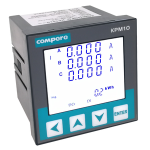 Промышленный трехфазный цифровой счетчик электроэнергии KPM10E с ЖК-дисплеем, RS485 Modbus RTU, класс точности CE 0.5S, измерение в кВт·ч - Product Image 2