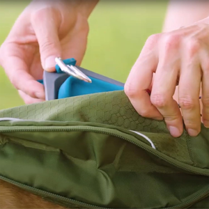 Verimli ısı dağılımı yumuşak yastıklı dayanıklı ayarlanabilir iki kurşun noktaları kısa geziler için yürüyüş sırt çantası ile köpek koşum - Product Image 6