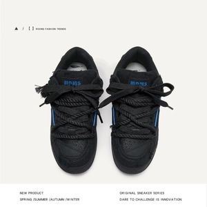 Zapatos Casuales Clásicos Negros Minimalistas y Elegantes con Suela Gruesa para Aumentar la Estatura, Adecuados para Estudiantes y Adolescentes en Verano - Product Image 5