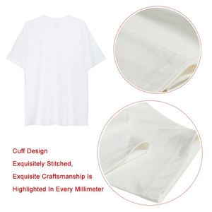 250gsm Bulk Dropped Shoulder White Customize Oversized Cotton Mens Plain <b>T</b> Shirts High Quality Wholesale <b>T</b>-shirts for Men - Product Image 5