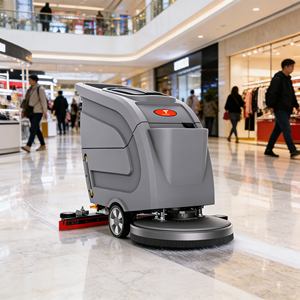 Fregadora de <span class=keywords><strong>Pisos</strong></span> Eléctrica Cleanhorse X1, Ligera, de Empuje, para Taller Mecánico, Limpieza de <span class=keywords><strong>Pisos</strong></span> de Mármol y Terrazo - Product Image 4