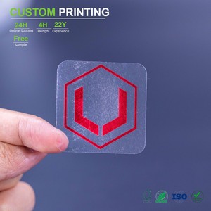 Etiquetas Adhesivas Transparentes de PET OEM con Impresión Gráfica Personalizada para Frascos de Loción, Botellas de Cosméticos y Etiquetas de Marca para Envases - Product Image 1