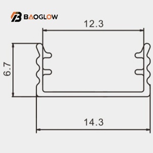 Style tendance : Bande LED encastrée au sol 15*7, personnalisable, pour profilé LED de plafond en aluminium, IP67, néon - Product Image 6