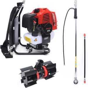 Débroussailleuse à dos thermique 3-en-1 43 cm³ 2 temps pour jardin, coupe-herbe, tondeuse à gazon, récolte de buissons et nettoyage des mauvaises herbes - Product Image 6