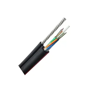 Wanbao kabel pendukung udara luar ruangan 2 ~ 288 core G652D 72 core figure-8 kabel serat optik GYFTC8Y