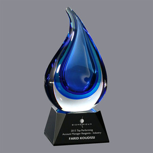 Cúp Thủy Tinh Nghệ Thuật Liuli Màu Sắc Đẹp Quý Phái 2019 Từ Nhà Máy - Product Image 5