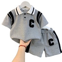 Nouvel ensemble de vêtements d'été pour enfants LY 2026 – Ensemble 2 pièces en coton à manches courtes pour bébés