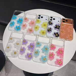 Funda Elegante con Diseño Floral para iPhone 17, Transparente con Pegamento, para iPhone 15, 16, 17 Pro Max - Product Image 1