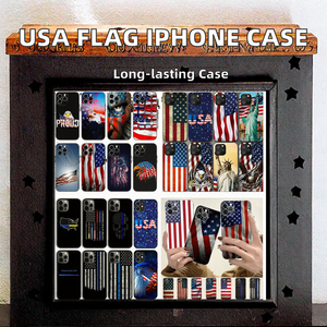 USA Eagle Sao Cờ Lady Liberty TPU Mềm Điện Thoại Di Động Trường Hợp Đối Với iPhone 16 16 Cộng Với 16 Pro 16 Pro <span class=keywords><strong>Max</strong></span> 13 Khuyến Mại Quà Tặng Doanh Nghiệp - Product Image 3