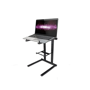 Support professionnel pliable <span class=keywords><strong>pour</strong></span> ordinateur Portable <span class=keywords><strong>DJ</strong></span>, universel, avec deuxième accessoire plateau <span class=keywords><strong>pour</strong></span> tablette iPad, station de travail mitigeur - Product Image 1