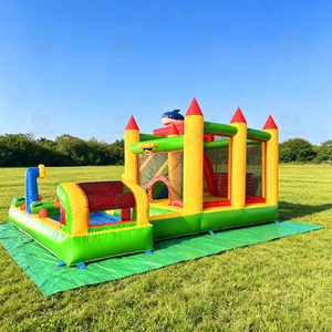 Château <span class=keywords><strong>gonflable</strong></span> Nairbag en PVC pour enfants, avec toboggan et piscine, idéal pour les fêtes et les jeux en extérieur dans le jardin - Product Image 5