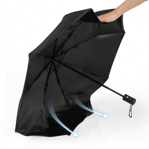 Custom <b>Windproof</b> Travel <b>Umbrella</b> - Automatic Folding, Lightweight & Perfect for Promotional Gift - Product Image 2