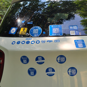 लोगो वाटरप्रूफ चिपकने को कस्टमाइज़ करता है क्यूआर कोड लेबल स्टिकर टैग टैग समीक्षा और सोशल मीडिया के लिए निम्नलिखित और समीक्षा - Product Image 6