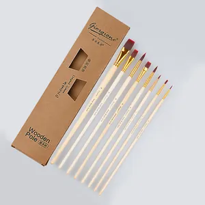Paul Cezanne Artist pennelli per pittura gialla Set di penne per artisti professionisti pennello per acquerello Set di matite per adulti principianti