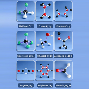 Modelo de enseñanza de <span class=keywords><strong>química</strong></span> de PVC de estructura molecular de agua <span class=keywords><strong>H2O</strong></span> para visualizar la estructura molecular en el aula - Product Image 5