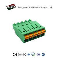 Bloc de bornes PCB sans vis AOSI 3,5/3,81 mm 8A 300V 15EDGKN/KF2EDGKN/FMC1.5-ST